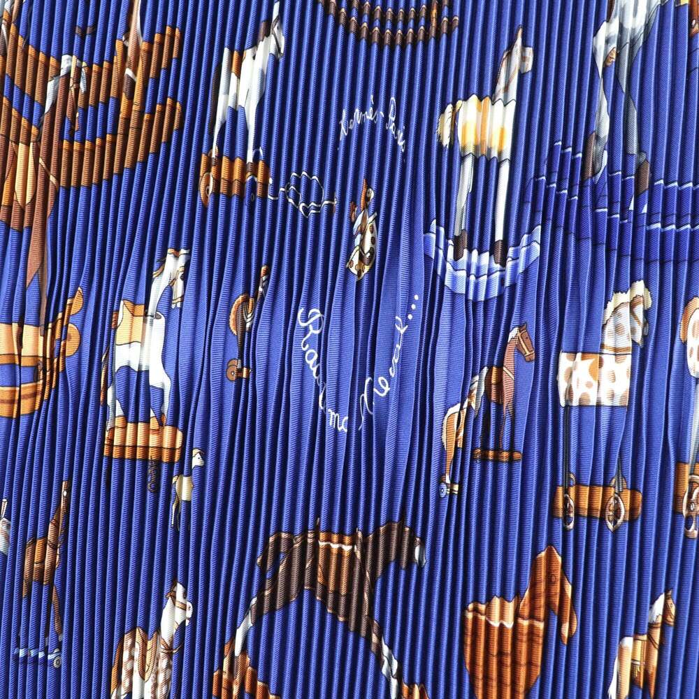 HERMES Authentic Black Silk Scarf - Picture 6 of 7
